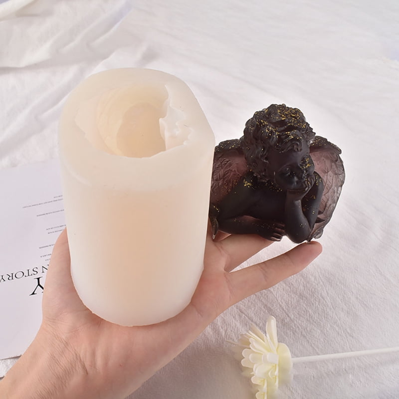 3D Little Angel Silicone Mold Epoxy Resin DIY Decoration Making Soap Candle
