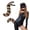 A80 B 19.7", variant on Halloween Decorations Halloween 3D Cute Animal Tail Pendant Women Holder Pompoms Tail Fashionable Hairy Tail 50Cm Halloween Plush Tail Event & Party