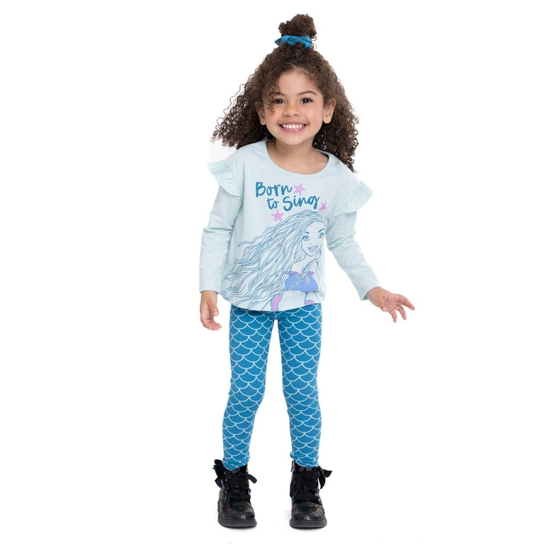  Bluey Floral Toddler Girls T-Shirt and Leggings Outfit Set  Yellow/Blue 2T: Clothing, Shoes & Jewelry