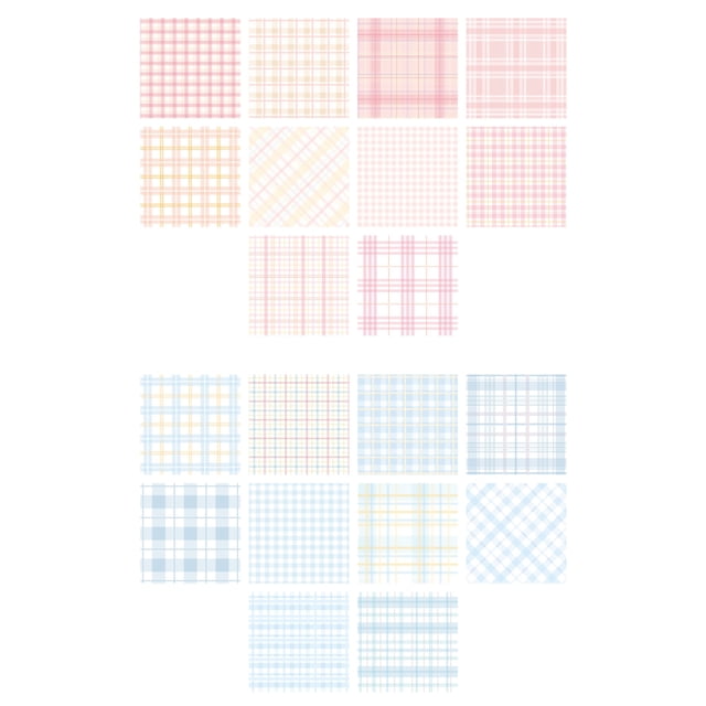 Bloc de notas pequeño y elegante de 400 hojas, papel Washi, juego de papel fino para origami, suministros de arte para origami (cuadrícula)