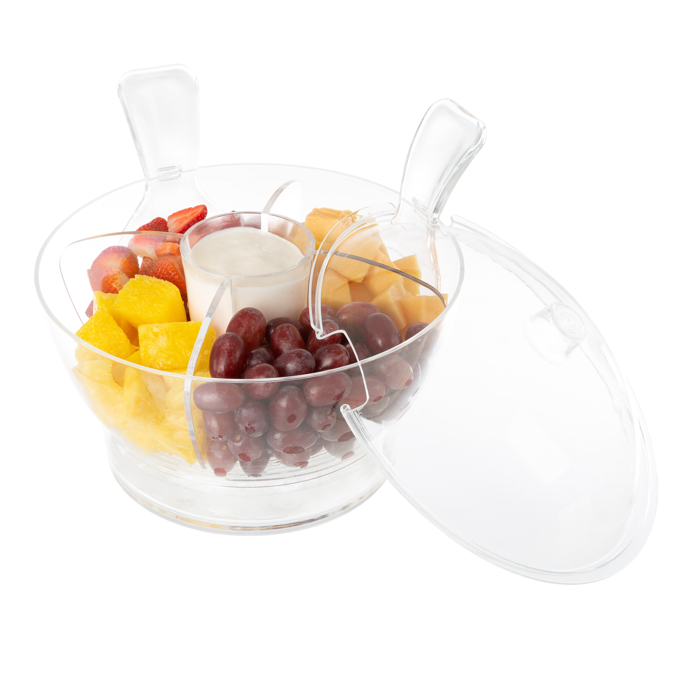 Ice Bowl Mold Reusable Fruit Salad Iced Dish Utensils Frozen Ice