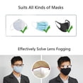 thumbnail image 4 of Protección autoadhesiva para gafas, cómodas almohadillas de esponja, paquete de 20 tiras antivaho para puente nasal, 4 of 8