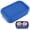 Rectangular Blue, variant on Square Travel Soap Case, Bar Soap Holder for Dr Squatch, Silicone Soap Case | with Soap Saver, Portable Shampoo Bar Soap Box for Shower, Travel, Camp (Cement Gray)