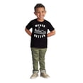 thumbnail image 3 of Funny Skeleton Thumbs Up Never Better Toddler Boy Girl T Shirt Infant Toddler Brisco Brands 6M, 3 of 5