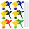 thumbnail image 3 of 6 Pcs Heavy Duty Chemical Resistant Trigger Sprayer Spray Bottle Nozzle Head, 3 of 5