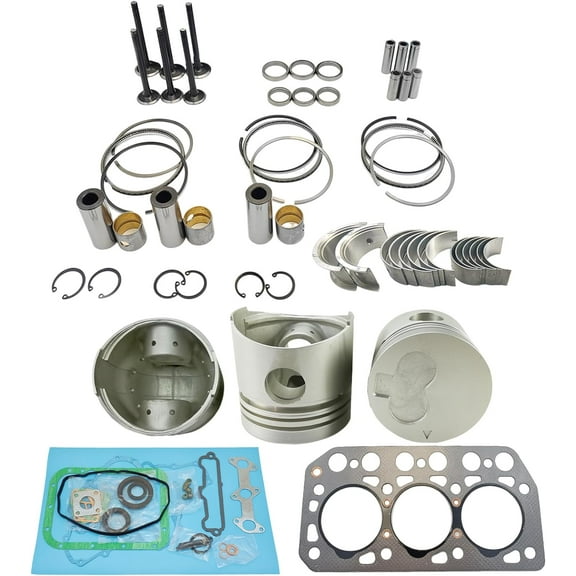 K3E Engine Overhaul Rebuild Kit (No cylinder liner) For Mitsubishi K3E Engine For Case 234 235 Tractor Excavator For CAT MS02M Excavator MM409730 MM432929 30A17-00050 30A17-00051 30A17-00500
