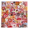 thumbnail image 1 of Paquete de pegatinas de los Kansas City Chiefs Football Anime, 50 unidades, 1 of 5