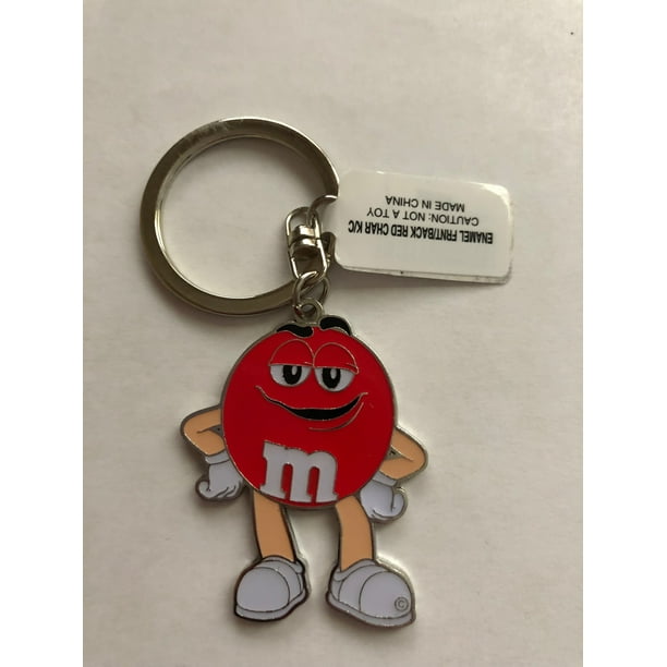 M&M'S M&M's World Red Character Enamel Keychain New with Tag