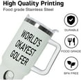 thumbnail image 4 of 40 oz Unique Golf Gifts Tumbler with Handle Straw Lid 40oz Golf Lover Gift for Men Women Double Stainless Steel Insulated Golf Cups Travel Coffee Mug Golf Water Bottles, 4 of 6