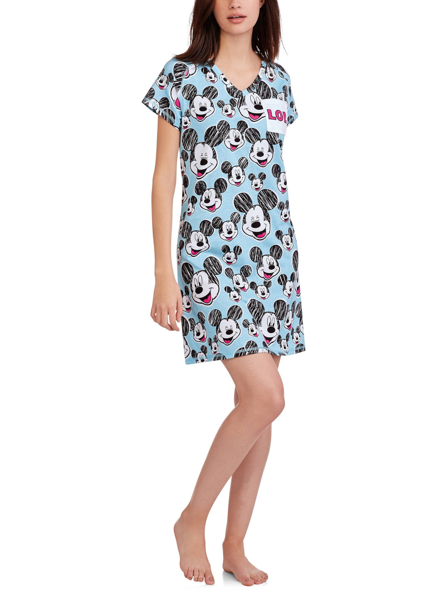 Disney Store Mickey Mouse Nightshirt Nightgown 3X-New w/Tags-Free Ship