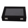 thumbnail image 3 of Ring Box Storage Box, 7 Compartment Jewelry Display Case, Velvet Ring Storage Box With Clear Lid For Rings, Earrings And Cufflinks, 3 of 8