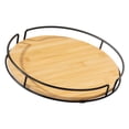 thumbnail image 1 of Bandeja giratoria multifuncional para organizar la cocina, ideal para bar, despensa y refrigerador. Negro, 1 of 9