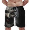 thumbnail image 5 of Terrifier Men's Swim Trunks Board Shorts Drawstring Elastic Waist Quick Dry Swimsuits Beach Shorts with Pockets L, 5 of 8