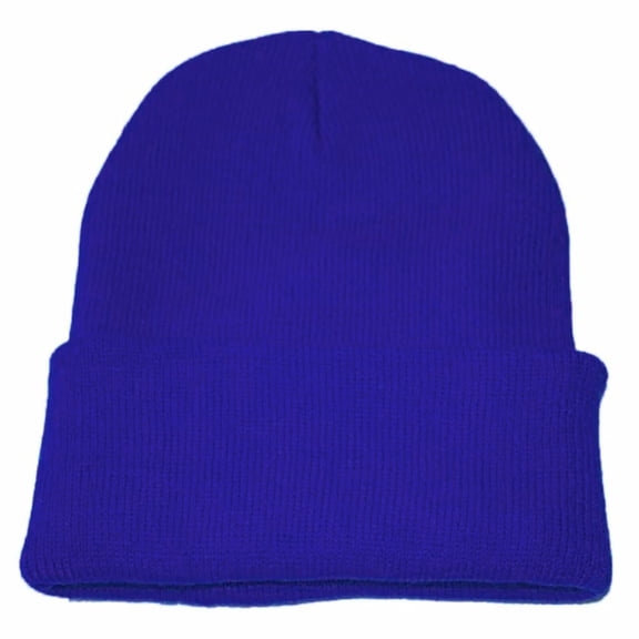 Sehao Men Women Slouchy Knitting Beanie Hop Cap Warm Winter Ski Hat Blue