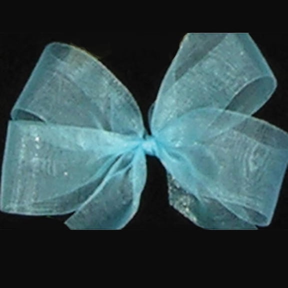 The Ribbon People Sky Blue Solid Organdy Craft Ribbon 4" x 55 Yards