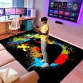 thumbnail image 5 of Video Game Rugs Carpets Gameing for Kids Teen Boy Room Bedroom, Colorful Gaming Floor Mats Area Rug for Living Room Gaming Chair Mat Hardwood, 20 x 31 in Area Rugs Carpet for Gamer Boys, 5 of 6
