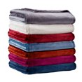 Better Homes & Gardens Luxury Velvet Plush Blanket, King, Dark Blue