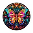 thumbnail image 1 of Fiudx Ofertas relámpago del día, solo en línea Cadena colgante de acrílico para decoración de pared del hogar, circular, de colores, 1 of 6