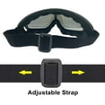 thumbnail image 5 of Motorcycle Goggles,2 Pack Dirt Bike ATV Motocross Riding Hiking Protective with 2 Pack Neck Breathable Bandana Mask, 5 of 7