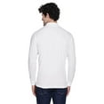 thumbnail image 2 of CORE365 88192 Men's Pinnacle Performance Long Sleeve Piqué Polo-White-L, 2 of 3