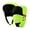 green, variant on 2 Pcs Reflective Trapper Hat for Men Ski Fur Windproof Safety Winter Hat High Visibility Hat with Ear Flap Face Mask