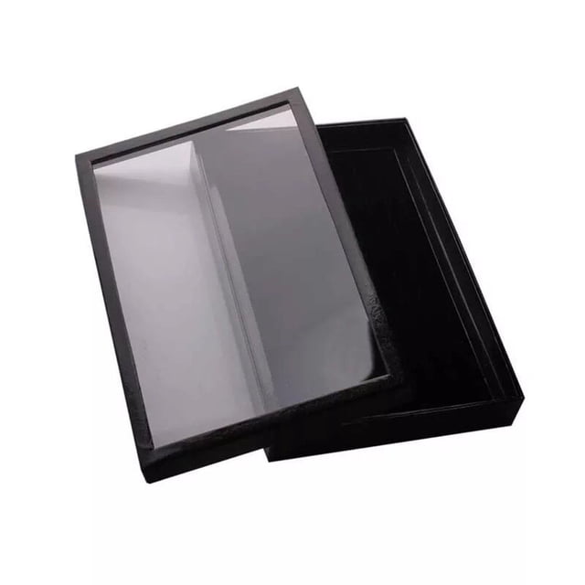 100 Slots Jewelry Rings Display Case Waterproof Earrings Holder Dust-proof Storage Box Gift