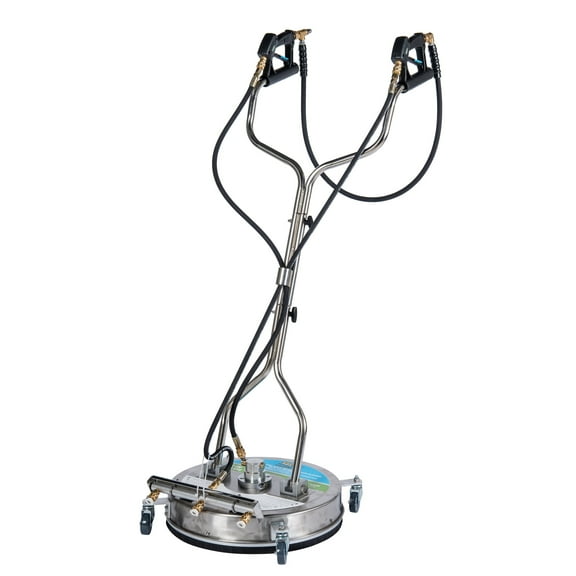 SurfaceMaxx 21-in Walk-Behind Stainless Steel Surface Cleaner with Water Broom