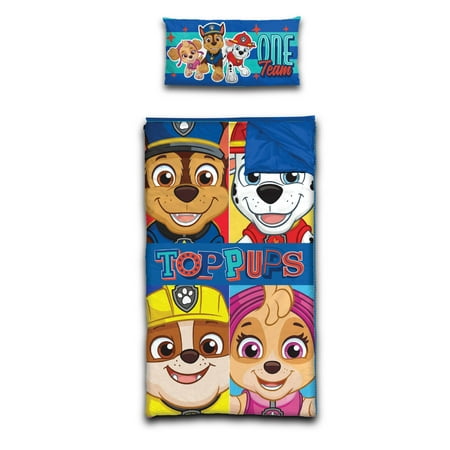 paw patrol teepee pillow and slumber set