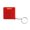 Red, variant on Zorvai Mini Steel Tape Measure Featuring Build in Bubble Level 1 Meter Length Easy to Carry Keychains Design Auto Retract Mechanism