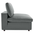 thumbnail image 5 of Modway Commix Down Filled Overstuffed Vegan Leather 3-Seater Sofa in Gray, 5 of 10