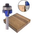 thumbnail image 4 of 4-teeth R1 Round Over Router Bit, Corner Rounding Edge Trimming Router Bit Woodworking Milling Cutter Tool Radius (r1)(1pc, Blue), 4 of 5