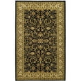 thumbnail image 2 of SAFAVIEH Lyndhurst Priscilla Traditional Bordered Runner Rug, Black/Ivory, 2'3" x 8', 2 of 5