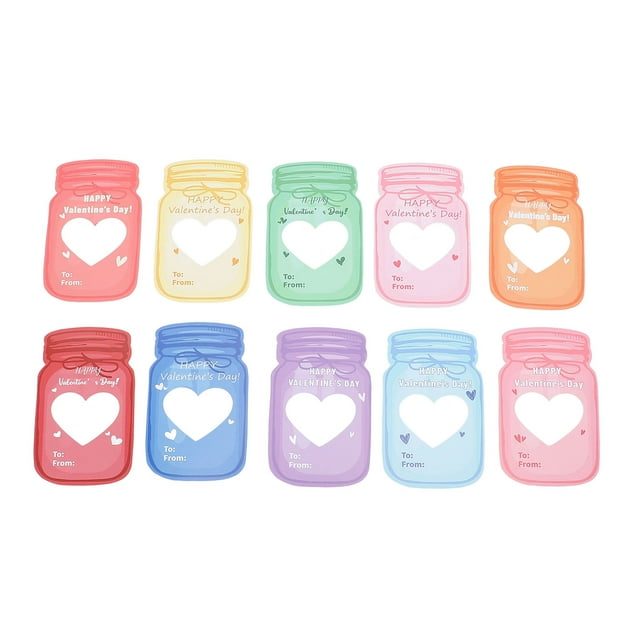 30Pcs Valentines For Kids With Unique Card Design, Valentine Cards For Kids Classroom Easy To Use Size, Valentine Greeting Cards Fun DIY Experience, Exchange Gifts For Children