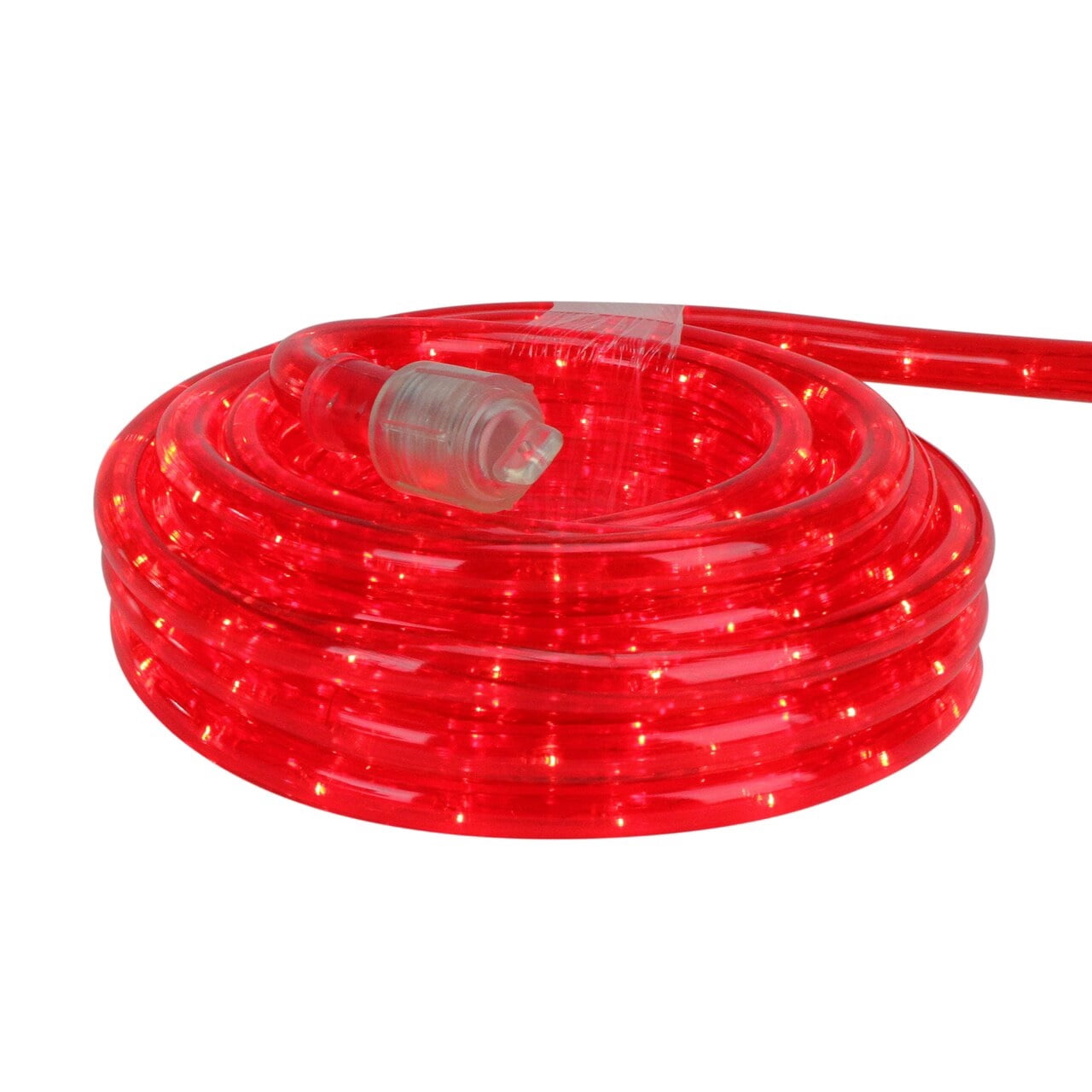 Northlight Flexible Incandescent Outdoor Christmas Rope Light - Clear - 100' Red Wire