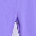 thumbnail image 6 of newwalpole Girl's Flare Leggings High Waist Bell Bottom Pants Dance Casual Pants Kids Print Stretch Hippie Pants Light Purple for Size 7-8 Years, 6 of 8