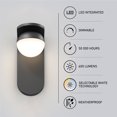 thumbnail image 4 of Artika Bloom LED Outdoor Wall Light Fixture, Black, 4 of 7