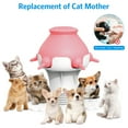 thumbnail image 3 of Cat Feeder, 300ml Kitty Puppy Milk Feeder Puppy Nursing Station Puppy Milk Bottle with 5 Nipple Puppy Feeder for Kittens Puppy Rabbits Pink, 3 of 10