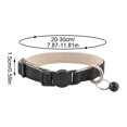 thumbnail image 3 of Great promotion! Linen Cat Collar Puppy Collar Eco-friendly Bell Jewelry Cotton And Linen Puppy Teddy Collar, 3 of 3