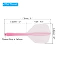thumbnail image 2 of Unique Bargains Plastic 2BA Integrated Dart Shaft and Flights Replacement, Pink 3 Pack, 2 of 5