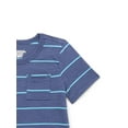 thumbnail image 2 of Garanimals Toddler Boy Short Sleeve Stripe Pocket T-Shirt, Sizes 18M-5T, 2 of 3