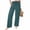 Blackish Green, variant on Linen Pants For Women Wide Leg Pants High Waist Tie Up Solid Color Vacation Pant With Pockets Sky Blue