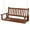 Brown, variant on Costway Wooden Outdoor Porch Swing with Hanging Chains, White