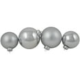 thumbnail image 3 of Northlight 2-Finish Christmas Glass Ball Ornaments - 4" & 3.25"- Silver - 72ct, 3 of 8