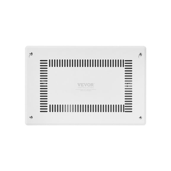 In-Wall Recessed Media Box - Structured Enclosure 9 with Cover for Cable Management