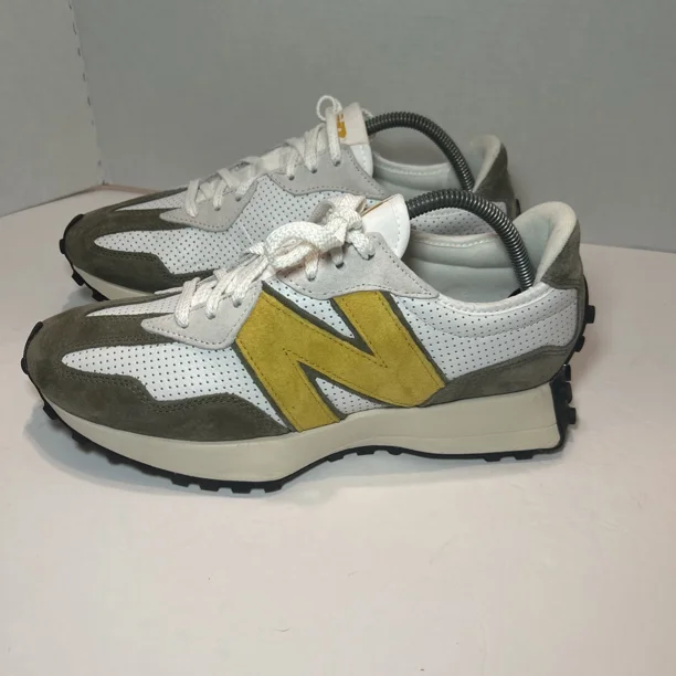New Balance 327 ‘White Yellow Gray ’ Men’s 10D MS327PO Worn Once