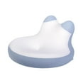 thumbnail image 1 of Almohada para Lectura de Cama Cojín de Apoyo Lumbar Ergonómico Almohada con Espuma Viscoelástica Accesorio para Relajación Y Postura Adecuada para Des Azul Blanco, 1 of 8