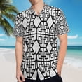 thumbnail image 5 of High Quality Hawaiian Shirts for Men Short Sleeve Aloha Beach Shirt Floral Summer Casual Button Down Shirts Blouses AG534S, 5 of 7