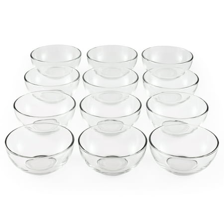 Mainstays Round Glass Bowls Catering Pack, Set of 12