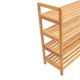 thumbnail image 4 of Zapatero independiente de bambú, 4 niveles, madera, para armarios y entrada, organizador, capacidad para 12 pares de zapatos, 4 of 5
