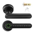 thumbnail image 4 of Filfeel Password Fingerprint Mechanical Handle Lock, Low Voltage Alarm Function App Control Keyless Entry Mechanical Handle Lock, Key Unlock For Home Villas, 4 of 8